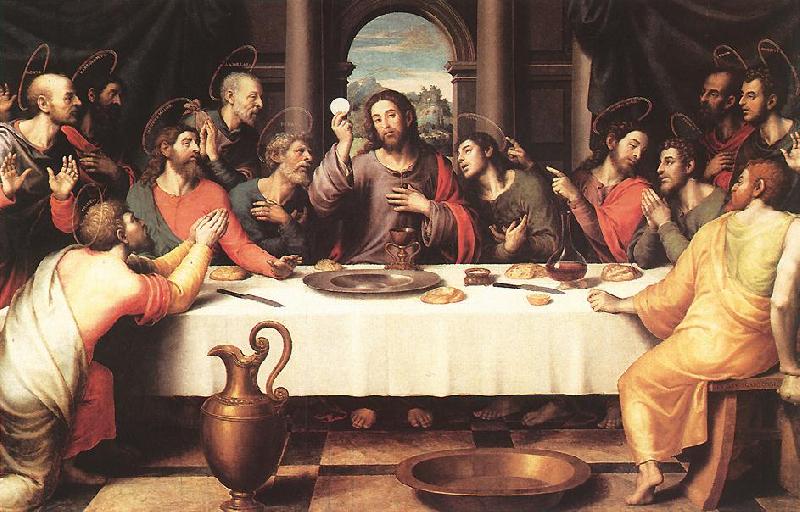 JUANES, Juan de The Last Supper sf Germany oil painting art